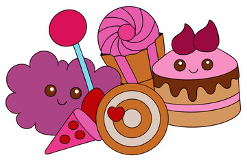 birthday cake with candles