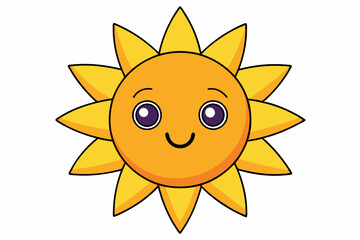 sun cartoon character