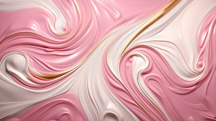 pink and white abstract background cover with waves ornament abstract background  with  gold circles texture wedding art chic luxury glamorous wallpaper pattern 