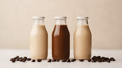 Coffee milk, bottle