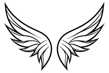 eagle with wings vector illustration 