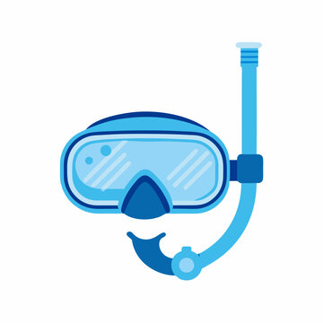 recommend clip art: Diving mask and snorkel icon stock illustration