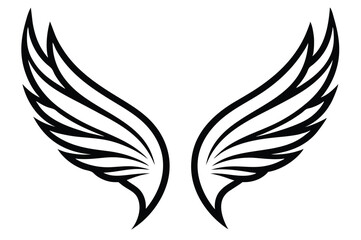 Obraz premium eagle with wings vector illustration 