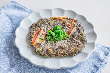 もずくとちくわのチヂミ