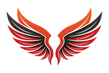 Fototapeta premium eagle with wings vector illustration 