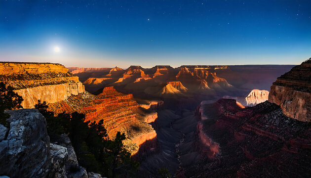  Nightlife of the Grand Canyon- A dramatic image capturing the nightlife of the Grand Canyon_1(496)