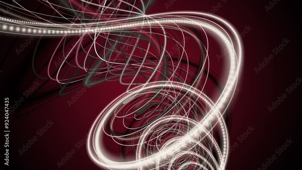 Aufkleber powerful video animation with stripe wave object in slow motion, 4096x2304 loop 4k