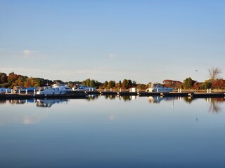 Obraz premium boats in the harbor