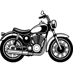 Fototapeta premium motorcycle isolated on white background