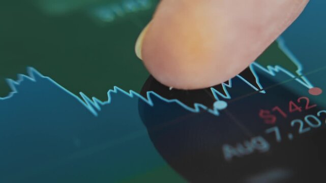 Studying the price change of Solana coin on a graph, macro view