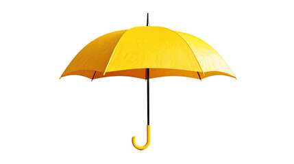 Yellow umbrella transparent background
