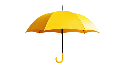 Yellow umbrella transparent background