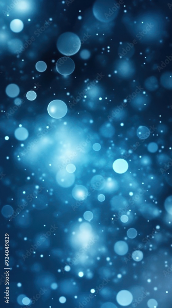 Poster high-quality 2d particle animation with a gentle snowfall effect, softly drifting particles that cre