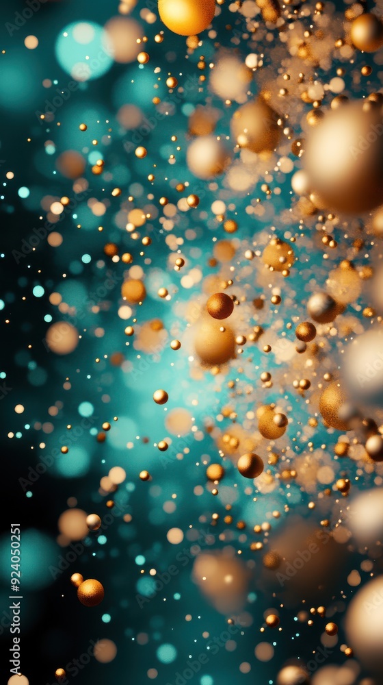 Poster hyperrealistic 3d particles slowly dispersing and fading into the background, with subtle color tran