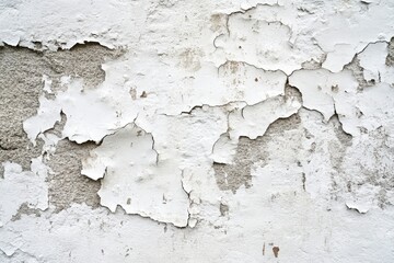 Obraz premium White concrete wall as background , ai