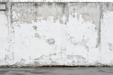 Obraz premium White concrete wall as background , ai