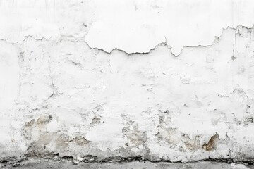 Obraz premium White concrete wall as background , ai