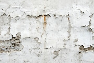 Obraz premium White concrete wall as background , ai