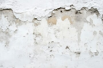 Obraz premium White concrete wall as background , ai