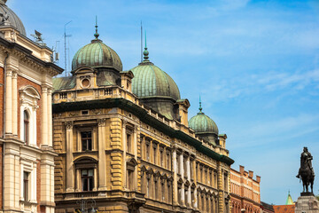 Poland, Europe, 2 August 2024: Churches, historical buildings