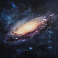 Obraz premium space galaxy in space