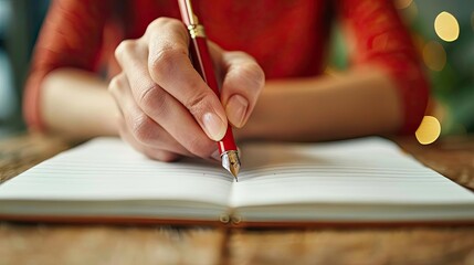 A poet writing in a journal, words flowing naturally and unexpectedly, crafting verses that capture the essence of the moment