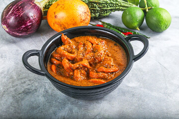 Indian cuisine - Masala with calamari