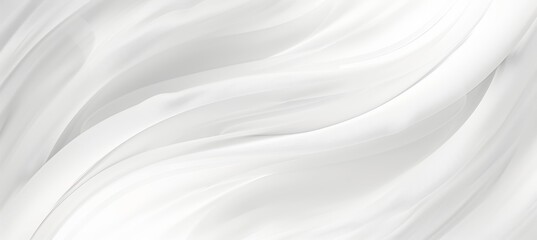 Abstract White Wave, Art Background Design, Cosmetic Product Poster Advertising Template