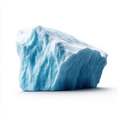 Fototapeta premium Isolated Iceberg on White Background