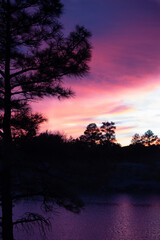 arizona purple sunset