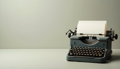 M&aacute;quina de escrever. Datilografia. Antiga. Datilografar. Anotar papel.