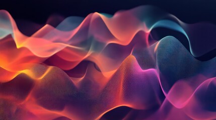 Fototapeta premium Abstract Wavy Background