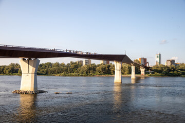 Warsaw, Poland, Europe, 5 August 2024: Churches, historical buildings and streets