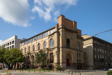 Warsaw, Poland, Europe, 5 August 2024: Churches, historical buildings and streets