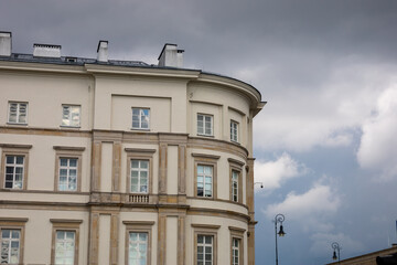 Obraz premium Warsaw, Poland, Europe, 5 August 2024: Churches, historical buildings and streets