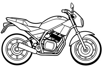 4V Motorbike Modified New Version Vector Illustration - SVG, Cricut Files, Cut Files for Cricut & Silhouette, Vector Logo Icon, Clipart, Graphic Element, Decoration Vector Resource, T-Shirt Graphics