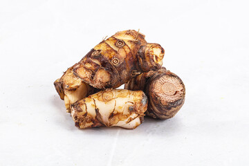 Natural organic raw ginger root