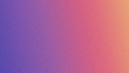 Grainy colorful gradient background, blue purple red and orange gradient with noise effect