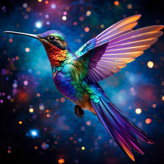 Fototapeta premium hummingbird in flight