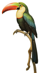 Fototapeta premium Wallpaper on tucan toucan animal nature.