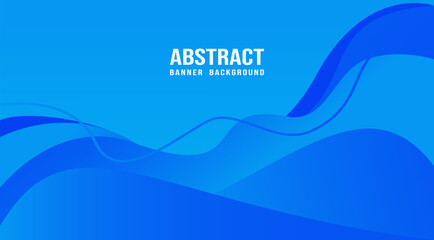 Wave abstract background for banner