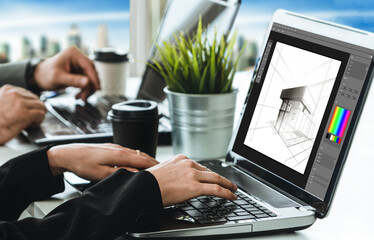 Architectural design modish software application for architect business and professional designer