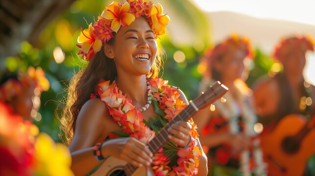 Enjoy a traditional Hawaiian luau with hula dancing, music, and a feast of local delicacies.