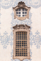 Balcony of a cathedral in Portugal 