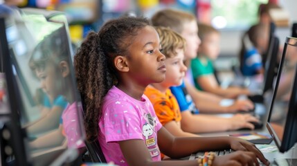 Children Learning Digital Citizenship in Classroom with Engaging Online Activities