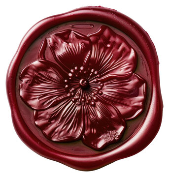 recommend clip art: PNG Elegant floral wax seal