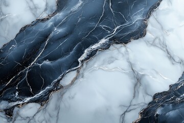 Elegant black and white marble texture with striking veins in a contemporary pattern