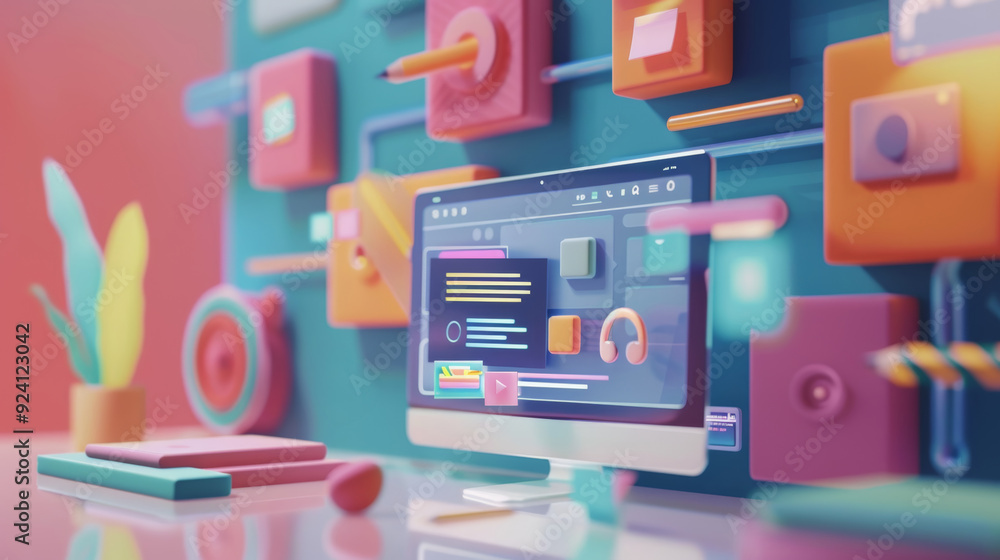 Aufkleber online course platform interface for skill development in technology and personal growth