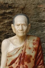 Buddha image in the temple in Thailand
