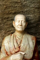 Buddha image in the temple in Thailand